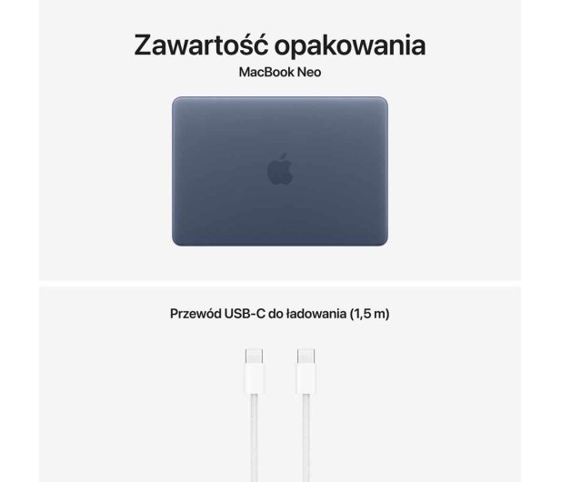 Apple MacBook Neo A18 Pro/8GB/256/Mac OS Indygo - 1518477 - zdjęcie 12